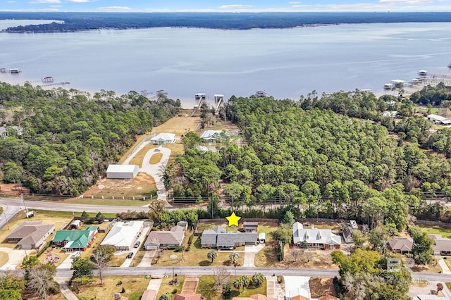 2553 Santa Rosa Dr, Lillian, AL 36549 - aerial overview of property's location featuring a nearby body of water and nearby suburban area
