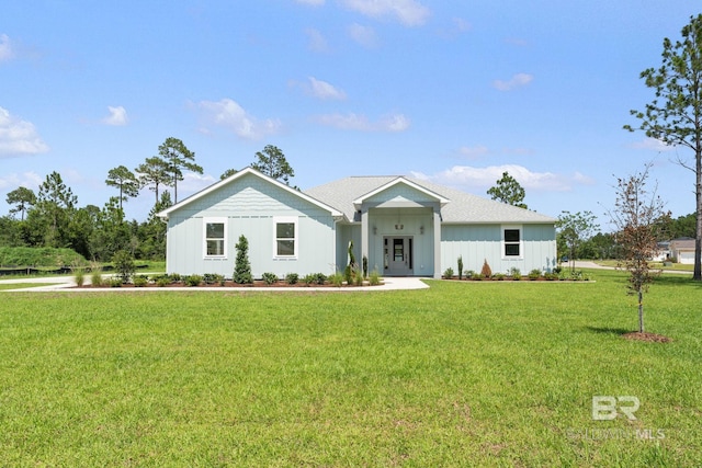 LOT9 Tall Timber Ln, Elberta, AL 36530 - view of front of property with a front lawn, french doors, and board and batten siding