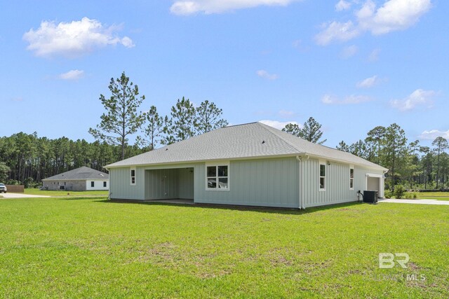 LOT9 Tall Timber Ln, Elberta, AL 36530 - rear view of property with a yard, concrete driveway, and an attached garage