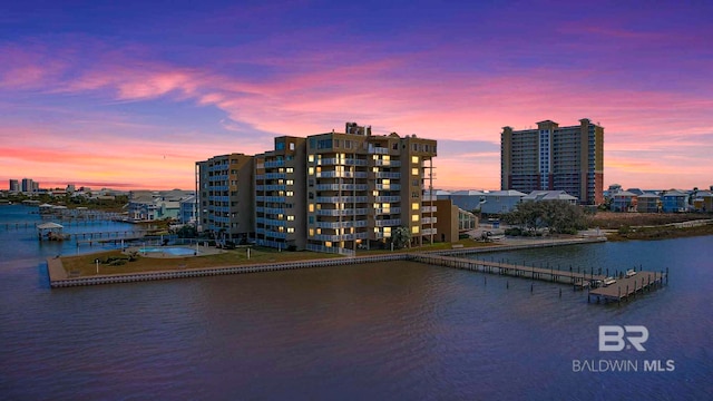 property view of water