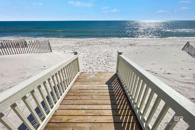 3214 Dolphin Dr, Gulf Shores, AL 36542 - view of property's community featuring a water view and a view of the beach