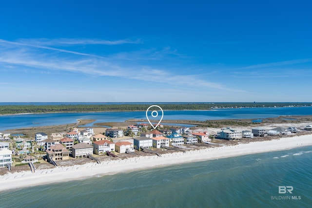 3214 Dolphin Dr, Gulf Shores, AL 36542 - water view with a view of the beach