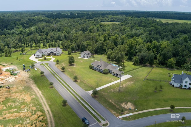 21151 Caveletti Cir, Fairhope, AL 36532 - bird's eye view of a heavily wooded area