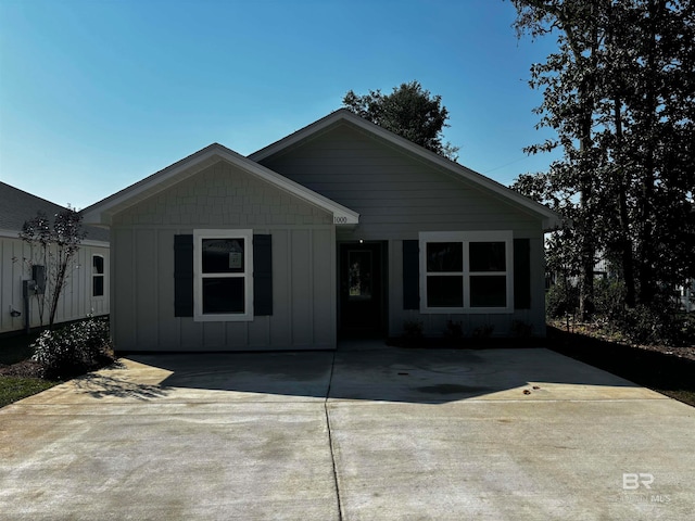 view of ranch-style home