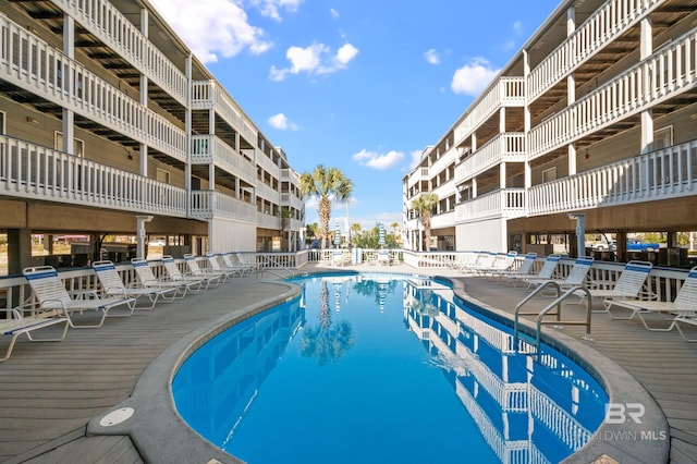 view of community pool