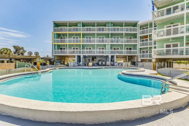 view of community pool