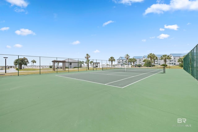 view of sport court