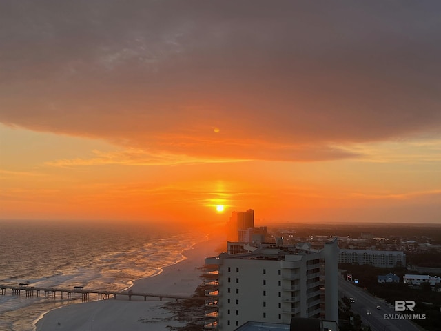 26302 Perdido Beach Blvd Unit D1609, Orange Beach, AL 36561 - exterior space with a view of city and a beach view