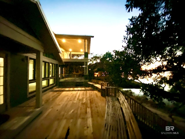 544 S Windmill Ridge Rd, Gulf Shores, AL 36542 - view of wooden deck