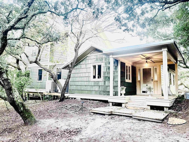 544 S Windmill Ridge Rd, Gulf Shores, AL 36542 - view of front of property with cooling unit