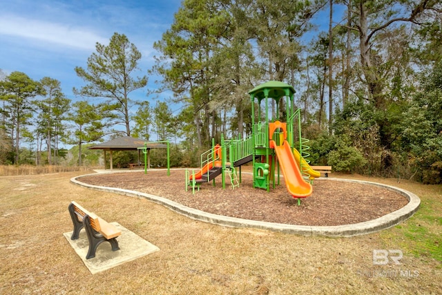 view of jungle gym