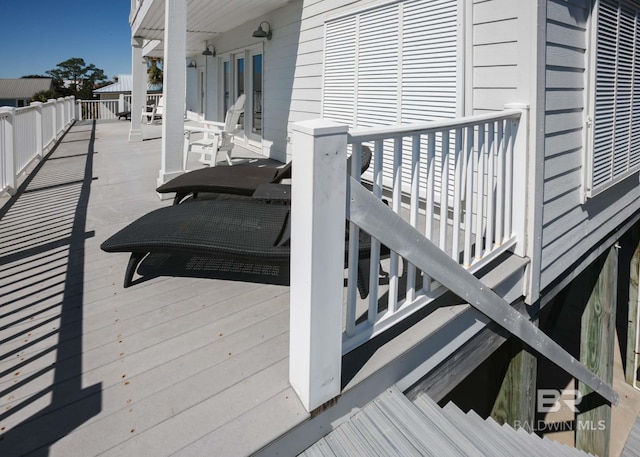 view of deck