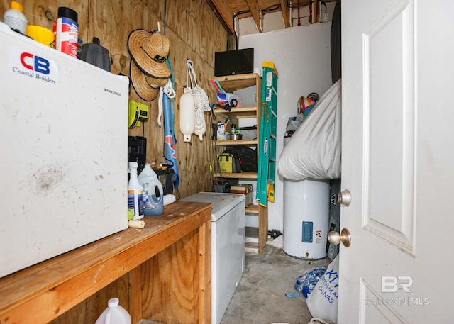 view of laundry area