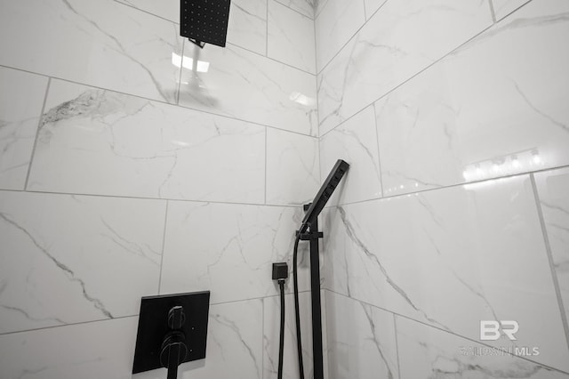 13713 Kearny Dr, Loxley, AL 36551 - bathroom view of a marble finish shower
