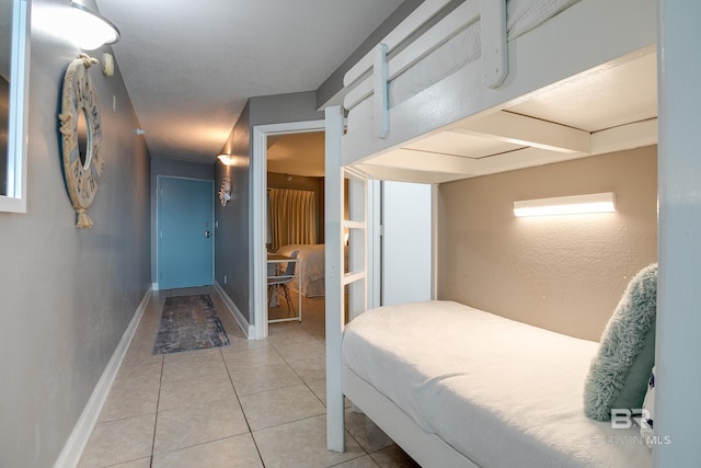 view of tiled bedroom