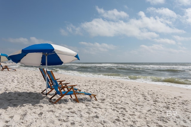 water view with a beach view