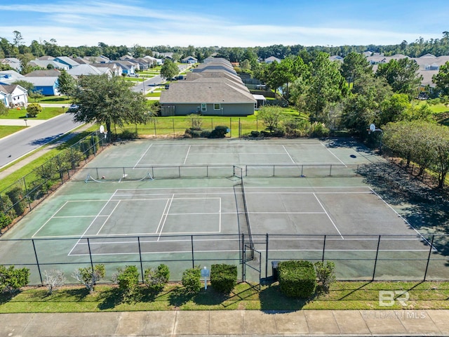 view of tennis court