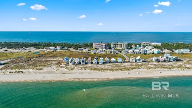 1402 W Dune Dr, Gulf Shores, AL 36542 - aerial view with a beach view and a water view