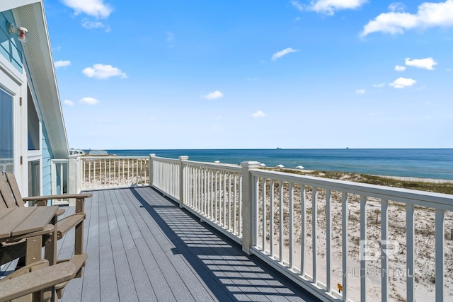 1402 W Dune Dr, Gulf Shores, AL 36542 - balcony with a beach view and a water view