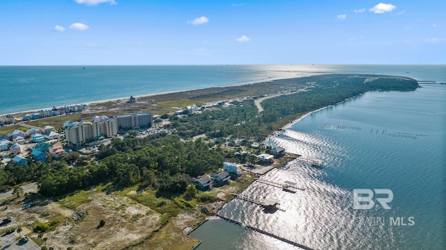 1402 W Dune Dr, Gulf Shores, AL 36542 - drone / aerial view with a water view