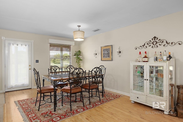 24675 Ulrich Ln, Elberta, AL 36530 - dining space with wood finished floors and baseboards