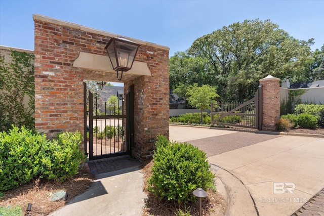 gate with fence