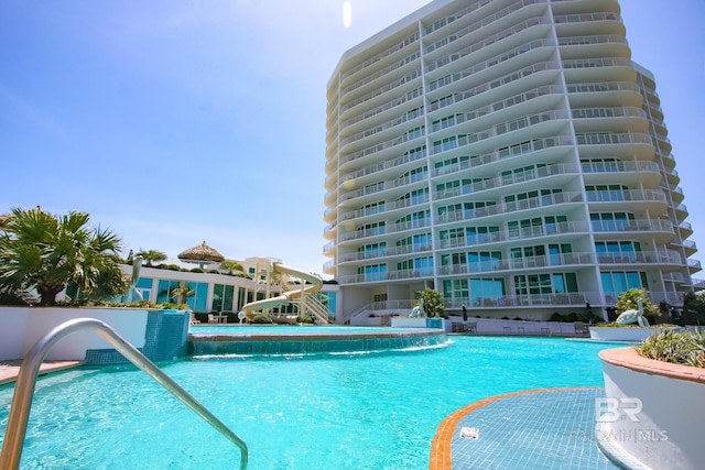 view of pool
