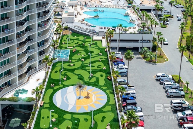 bird's eye view