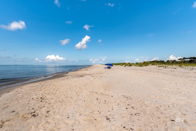 water view with a beach view