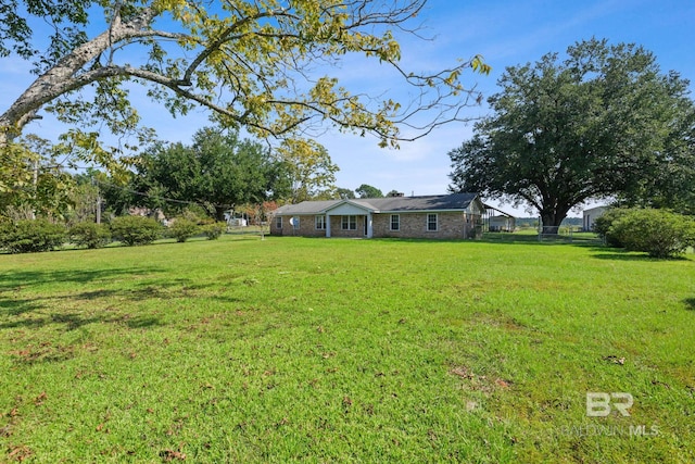 view of yard