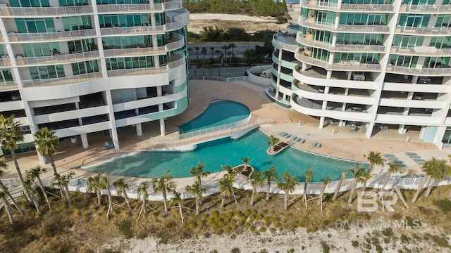 view of pool