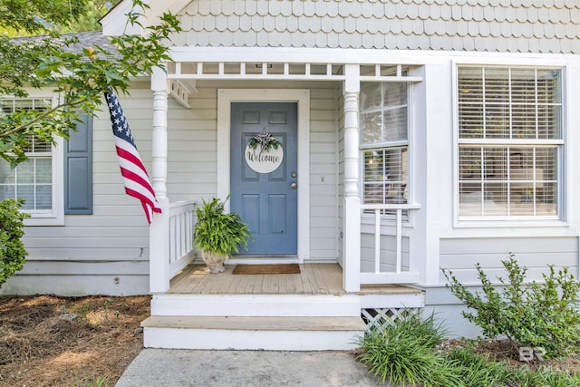 view of entrance to property