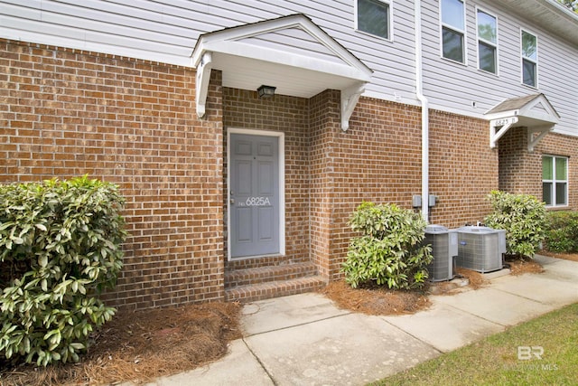 entrance to property with central AC