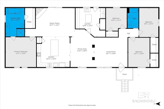 19300 Community Ln, Summerdale, AL 36580 - floor plan / room layout