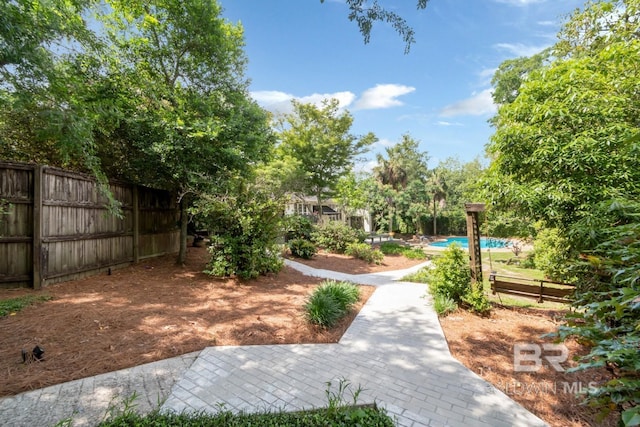 6000 Shenandoah Rd, Mobile, AL 36608 - view of yard featuring fence and an outdoor pool