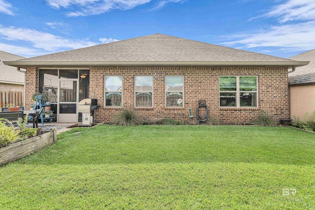 1556 Kairos Loop, Foley, AL 36535 - back of house featuring brick siding and roof with shingles