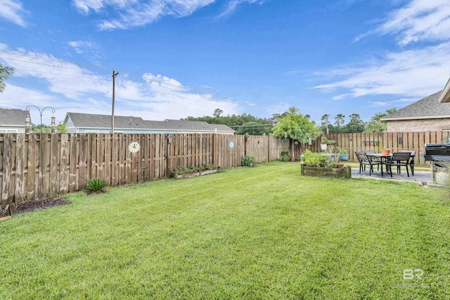 1556 Kairos Loop, Foley, AL 36535 - fenced backyard featuring a patio