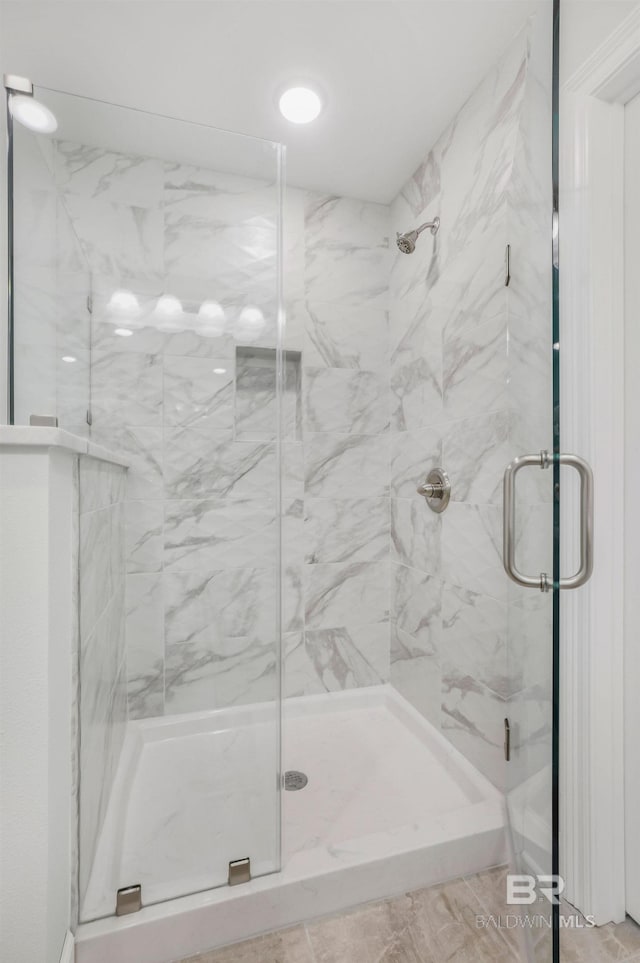 23008 W Perdido Beach Blvd Unit 1905, Orange Beach, AL 36561 - bathroom featuring a marble finish shower