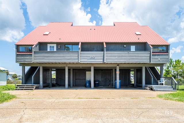 exterior space with a wooden deck