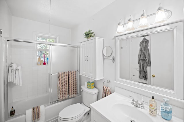 30577 Baldwin St, Perdido Beach, AL 36530 - full bath featuring vanity, combined bath / shower with glass door, and toilet