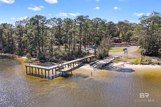 30577 Baldwin St, Perdido Beach, AL 36530 - dock area featuring a boat ramp and a water view