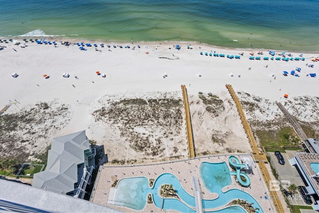 533 E Beach Blvd Unit 1905, Gulf Shores, AL 36542 - drone / aerial view of waterfront with a beach