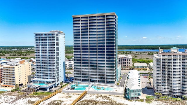 533 E Beach Blvd Unit 1905, Gulf Shores, AL 36542 - view of building exterior with a view of city and a water view