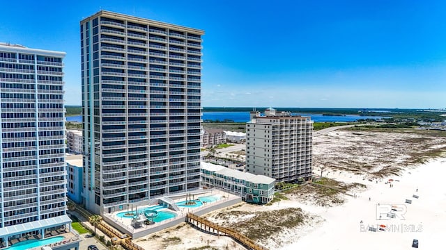 533 E Beach Blvd Unit 1905, Gulf Shores, AL 36542 - view of property with a water view and a view of city
