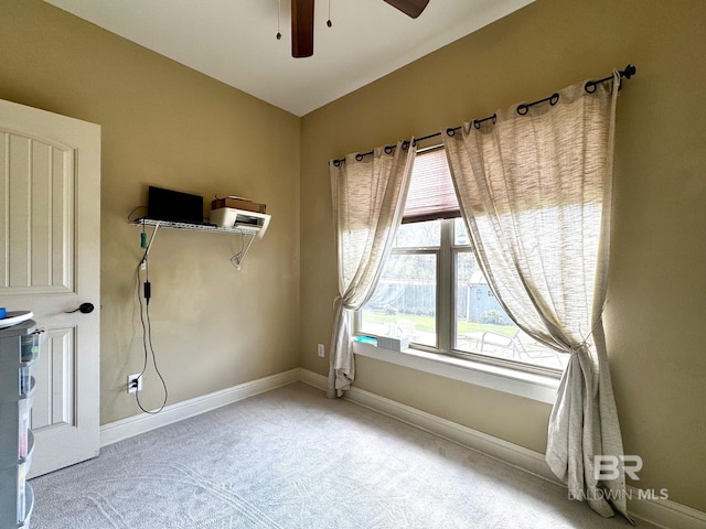1030 Crown Walk Dr, Foley, AL 36535 - unfurnished office featuring carpet flooring and ceiling fan