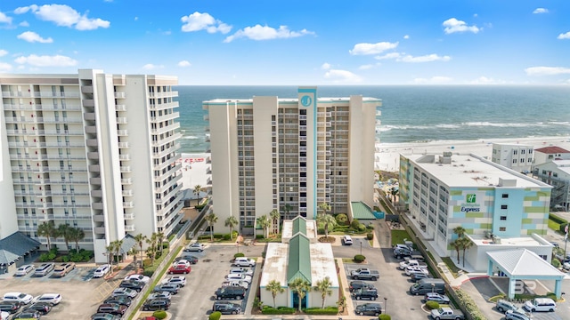 view of property with a water view