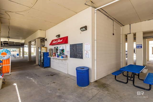 23044 Perdido Beach Blvd Unit 338, Orange Beach, AL 36561 - garage featuring concrete block wall