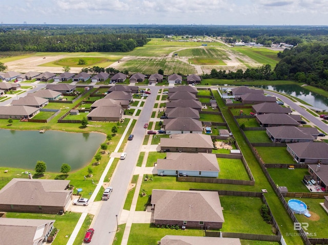 9365 Eiland Dr, Foley, AL 36535 - aerial perspective of suburban area with a nearby body of water