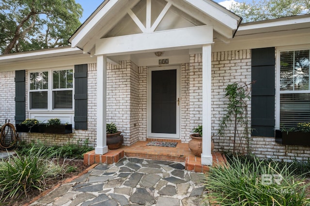 view of entrance to property