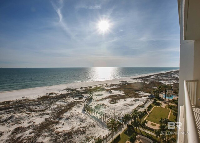 527 Beach Club Trl Unit C1006, Gulf Shores, AL 36542 - water view featuring a view of the beach